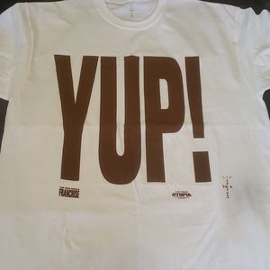 Travis Scott Franchise White Tee Promo #1